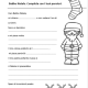 Letterina a Babbo Natale con griglia - bimbo/bimba - Classe Seconda